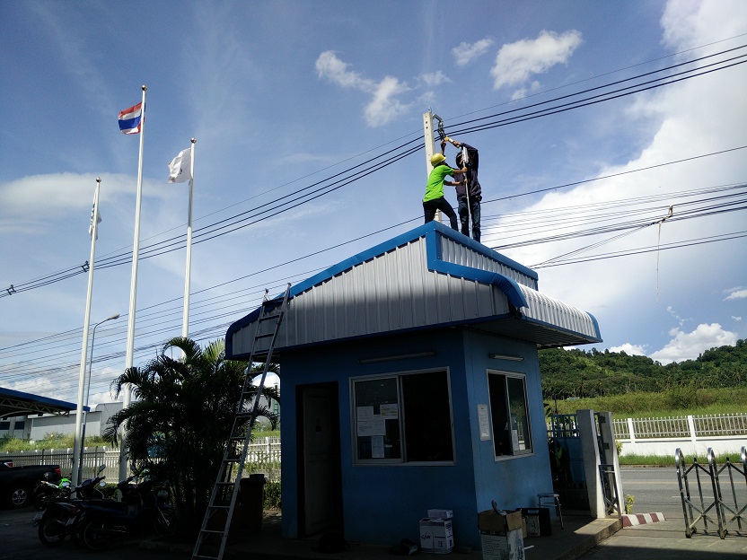 งานติดตั้ง wrieless แบบ Ad-hoc  คือใช้ wrieless แทนการเดินสาย LAN ที่ บริษัท ยามาโตะ อีสเทิร์น จำกัด